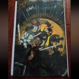 T.M.N.T. The Last Ronin ll Re-Evolution #2 Andrew Gavarrete Signed +COA Comic